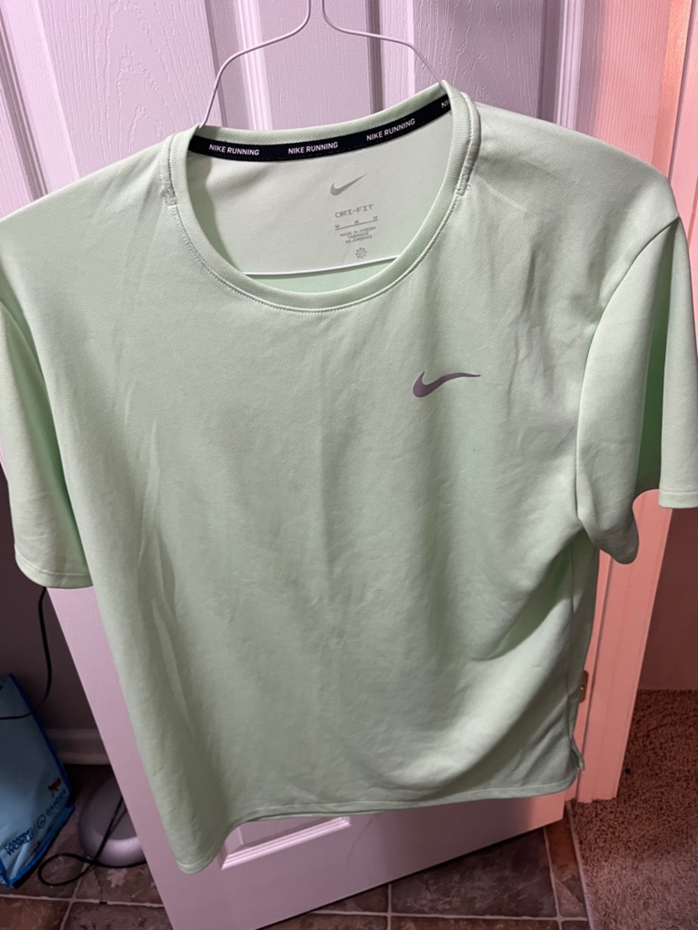Nike Light Mint Green Short-Sleeve Dri-FIT Tee